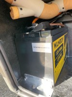 Heizungsrohr im Batteriefach verschlossen