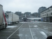 Check-in Kiel Fährhafen - einfach nix los.