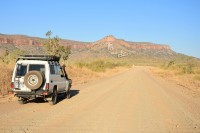 Das obligatorische Troopy Foto...auch noch auf der Gibb River Road